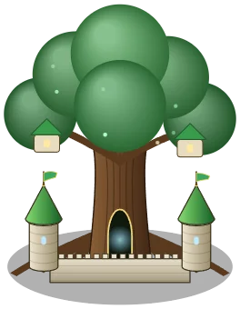 Burg der Waldelfen