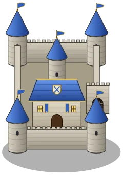 Burg der Menschen